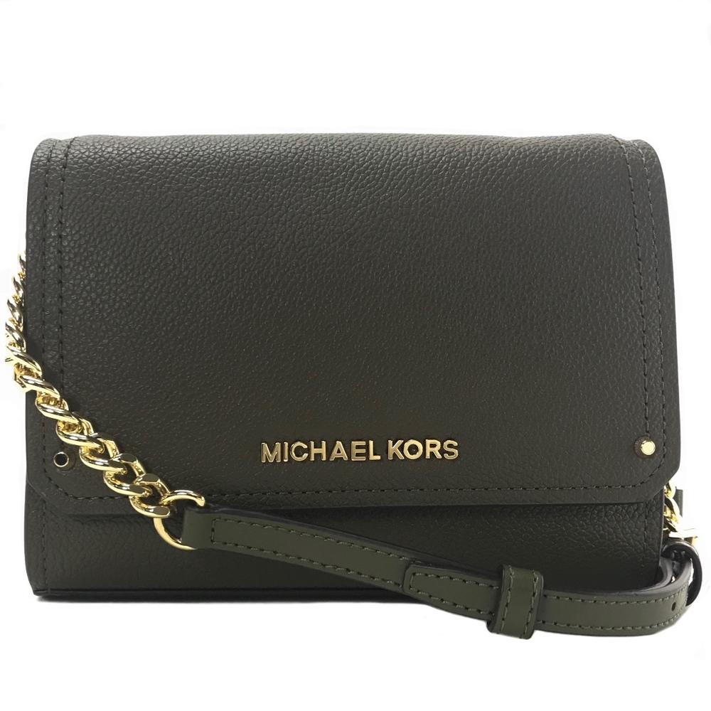 MICHAEL KORS Hayes Small Leather Convertible Bag - Picture 1 of 8